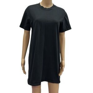 Madewell Cotton Oversized Boyfriend Short Sleeve Crew Neck Tee Dress Womens S